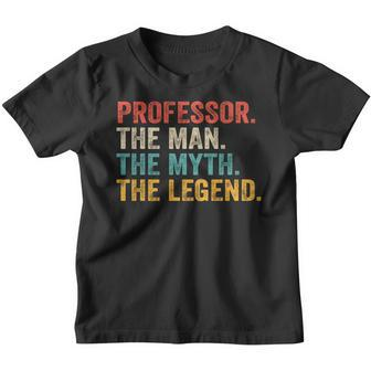 Professor Man Myth Legend Professoratertag Kinder Tshirt - Seseable