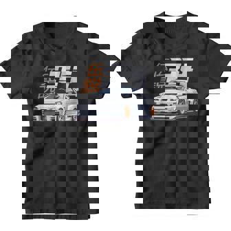 R 34 Skyline Jdm Classique Blanc-Orange Légendaire Youth T-shirt - Cadeauxyz