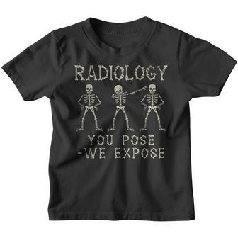 Radiologist Dabbing Skeleton X-Ray Radiology Kinder Tshirt - Seseable