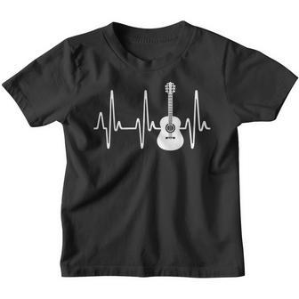 Regalo Para Guitarristas Con Latido De Corazón Y Guitarra Camiseta niño - Regaloses