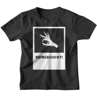 Reingeguckt Hand Finger Circle Kinder Tshirt - Geschenkecke