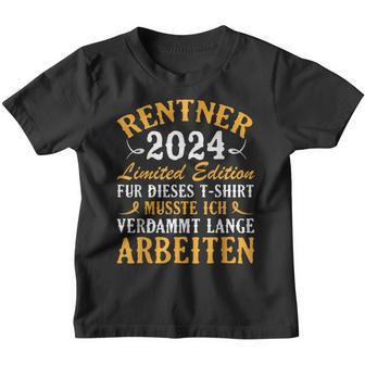 Rentner 2024 Retirement Kinder Tshirt - Seseable