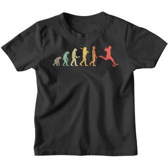 Retro Football Evolution For Footballer Kinder Tshirt - Geschenkecke