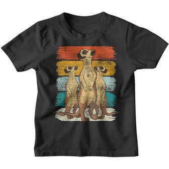 Retro Meerkat Kinder Tshirt - Geschenkecke