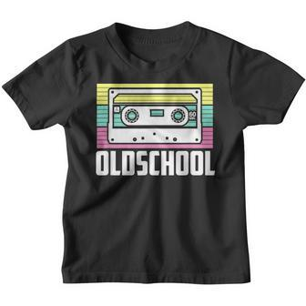 Retro Oldschool Cassette 80S 90S Kinder Tshirt - Seseable