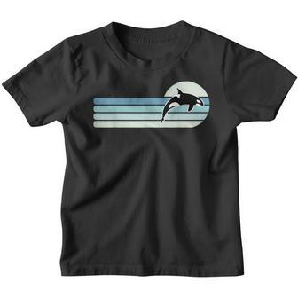 Retro Orca Whale Kinder Tshirt - Seseable