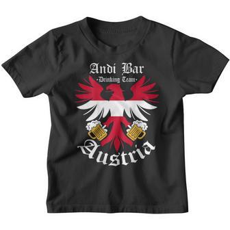 Sauf Austria Drinking Team Andi Bar Kinder Tshirt - Seseable