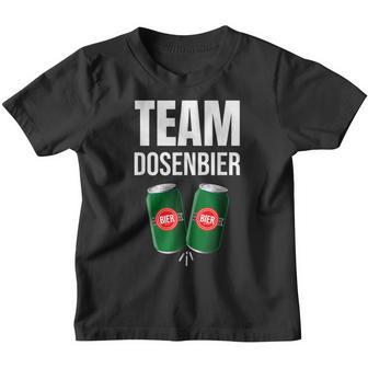 Saufn Saufnn Junggesellenabschied Frau Mann Team Dosenbier Kinder Tshirt - Geschenkecke