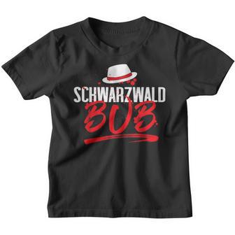 Schwarzwaldbub With Forest Motif Kinder Tshirt - Seseable