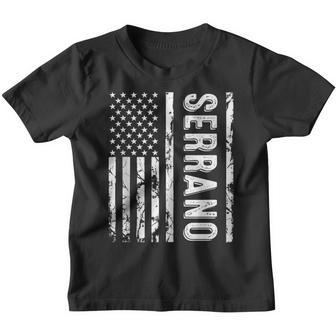 Serrano Last Name Surname Team Serrano Family Reunion Youth T-shirt - Seseable