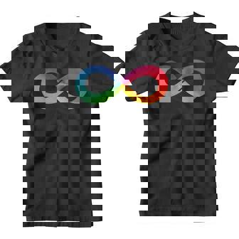Símbolo De Conciencia De La Neurodiversidad Del Amor Del Infinito Del Arco Iris Camiseta niño - Regaloses