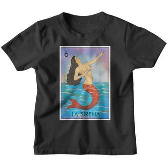 Sirène Mexicaine Carte De Jeu Sirène Youth T-shirt - Cadeauxyz
