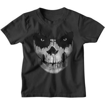 Skull Dark Scary Skulls Kinder Tshirt - Seseable