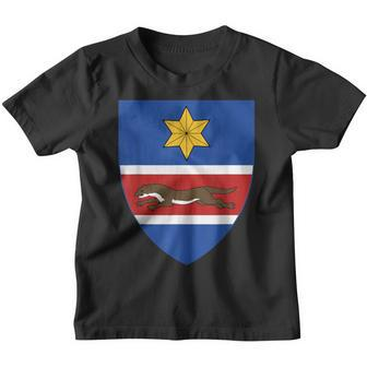 Slavonia Emblem Historical Croatia Region East Croatia Kinder Tshirt - Seseable