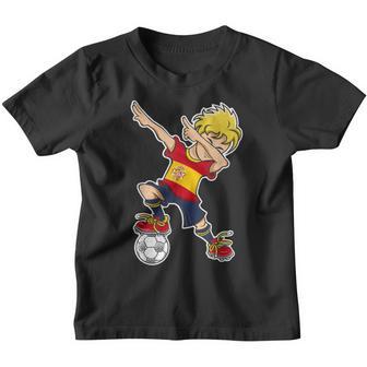 Spain Football Jersey Spain Flag Kinder Tshirt - Seseable