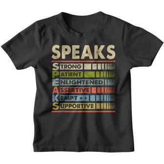 Speaks Family Name Speaks Last Name Team Youth T-shirt - Seseable