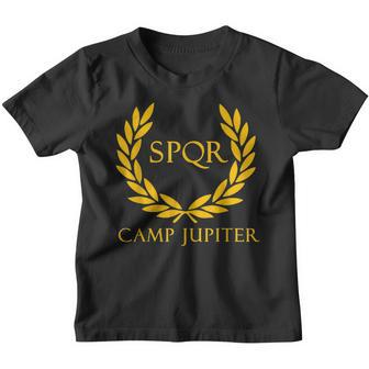 Spqr Senatus Populus Que Romanus Camp Jupiter Kinder Tshirt - Seseable
