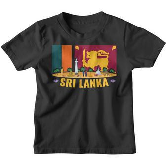 Sri Lanka Flag And Friendship Kinder Tshirt - Seseable