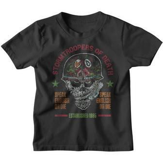 Stormtroopers Of Death Helmet Head Kinder Tshirt - Seseable
