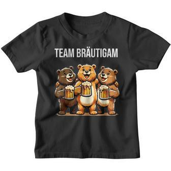 Team Groom Jga Stag Party Bear Jga Kinder Tshirt - Seseable