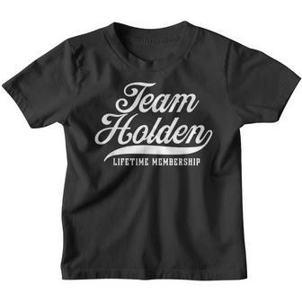 Team Holden Lifetime Membership Family Surname Last Name Youth T-shirt - Seseable
