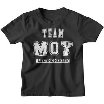 Team Moy Lifetime Member Family Last Name Youth T-shirt - Seseable