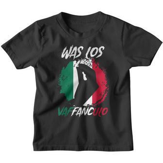 Vaffanculo Italian Flag Kinder Tshirt - Seseable