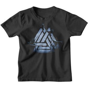 Valknut Symbol Ravens Odin's Wotan Knot Walhallaiking Kinder Tshirt - Geschenkecke