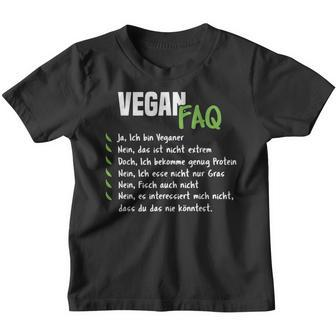 Vegan Vegan Vegan Slogan Kinder Tshirt - Seseable