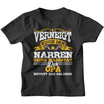 Veiren Sein Majestät Der Opa Veignt Dich Ihr N Kinder Tshirt - Seseable