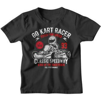 Vintage Go Kart Racer For Racing Fans S Kinder Tshirt - Seseable