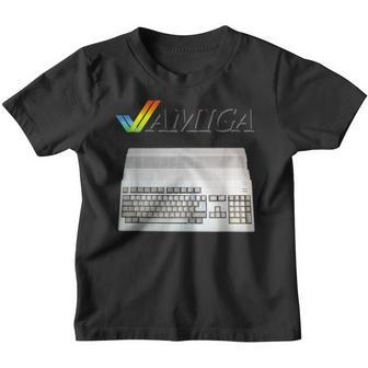Vintage Retro Computer Amiga 80S Nerd Kinder Tshirt - Seseable