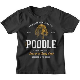 Vintage Style Retro Poodle Kinder Tshirt - Geschenkecke