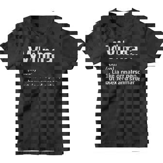 Wilma Definition Idea De Regalo De Cumpleaños Con Nombre Personalizado Camiseta niño - Regaloses