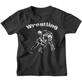 Wrestling Wrestler Ring Ringer Martial Arts Fighter Kinder Tshirt - Seseable