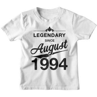 30 Geburtstag 30 Jahre Alt Legendär Seit August 1994 Kinder Tshirt - Seseable