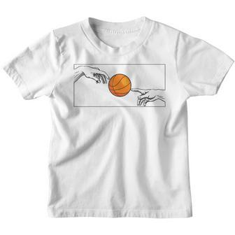 Basketball Player Hands For Basketball Players To Basketball Kinder Tshirt - Seseable