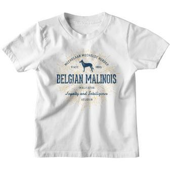 Belgian Malinois Vintage Belgian Shepherd Malinois Kinder Tshirt - Seseable