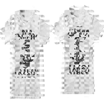 Capitán Jameson Yacht Anchor Barco Barco Barco Camiseta niño - Regaloses