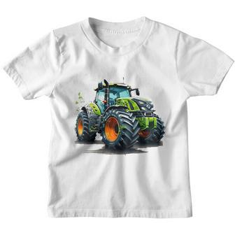 Children's Ich Bin 5 Traktor Bauer & Landwirt Kinder Tshirt - Seseable