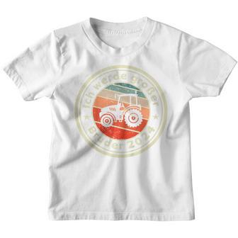 Children's Ich Werde Große Bruder 2024 Tractor Farm Kinder Tshirt - Seseable