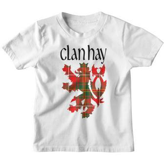 Clan Hay Tartan Scottish Family Name Scotland Pride Youth T-shirt - Seseable