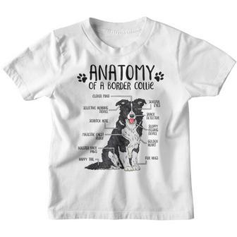 Border Collie Dog Holder Anatomy Dog Kinder Tshirt - Geschenkecke