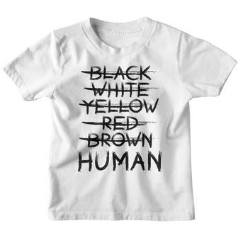 Gegen Rassismus No Racism Human Kinder Tshirt - Seseable