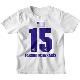 Greece Sauf Jersey Fassan Meinsakis Saufname Kinder Tshirt - Geschenkecke