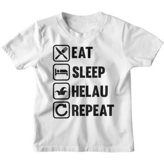 Helau Carnival Eat Sleep Repeat Carnival Carnival Kinder Tshirt - Seseable