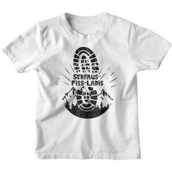 Hiker Serfaus-Fiss-Ladis Tirol Wandern Österreich Urlaub Kinder Tshirt - Geschenkecke