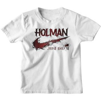 Holman Family Name Holman Last Name Team Youth T-shirt - Seseable