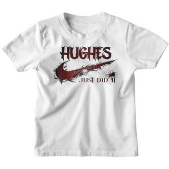 Hughes Family Name Hughes Last Name Team Youth T-shirt - Seseable