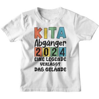 Kinder Kita Abgänger 2024 Schulkind Einschulung Schule Letzter Tag Kinder Tshirt - Geschenkecke